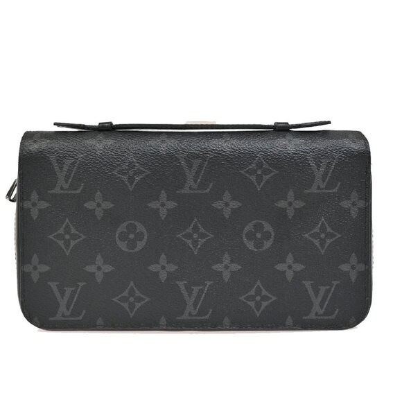 LOUIS VUITTON Zippy XL Long Bifold Wallet Monogram Eclipse BK M61698 72KA811 - Picture 1 of 16